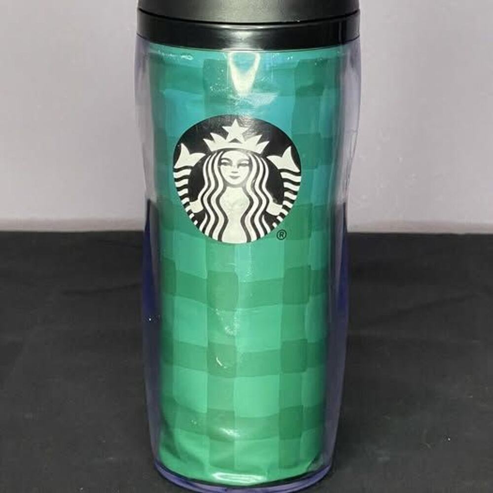 Starbucks Mermaid Logo Plastic Travel Mug 16 oz